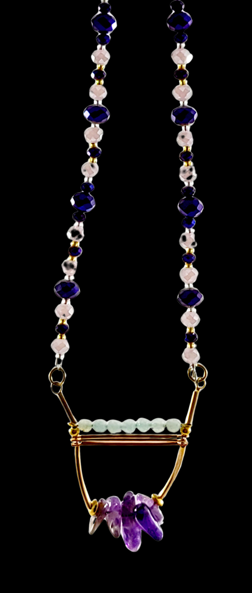 Amethyst & Amazonite Necklace